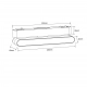 Fizz Magnetic Slim 24V LED 12W 475lm 4000K  biały LP-626-MAG SLIM 12W 4BK Light Prestige